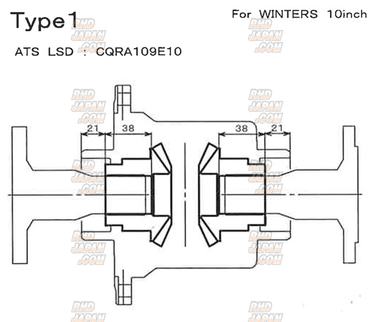 ATS & Across Winters Quick Change Carbon LSD Spec 5 2-Way - Side